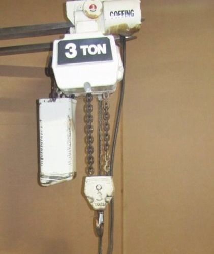 COFFING 3 TON ELECTRIC CHAIN HOIST with MOTOR DRIVEN TROLLEY (ECMT6010)