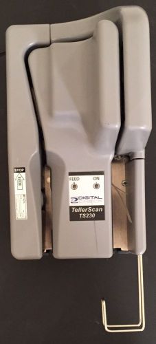 Digital Check TellerScan 230 TS230 35DPM 148000-22 Inkjet Check Scanner
