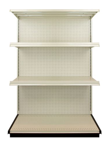 Lozier heavy duty commercial industrial retail shelving - 4 foot shelf section for sale