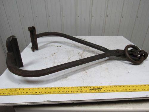 Die lifting tongs 2000lb cap 39&#034; oal 1-1/2&#034; thick for sale