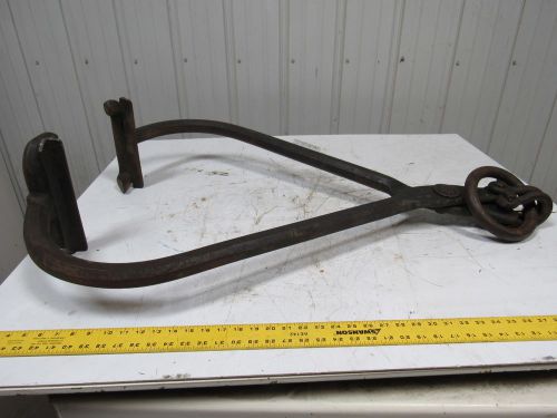 Die Lifting Tongs 2000lb Cap 39&#034; OAL 1-1/2&#034; Thick