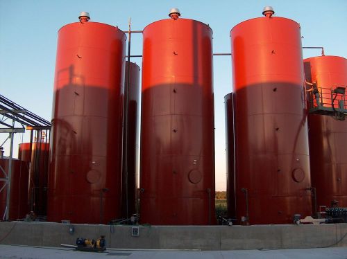 30,000 Gallon Vertical Flat Bottom Storage Tank w/ Internal Heating Coil, Used
