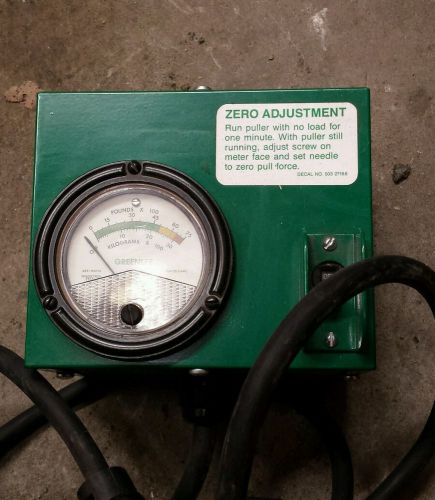 Greenlee force gauge (6001)  37179 for sale