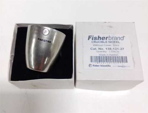 FISHER BRAND CRUCIBLE NICKEL WITHOUT COVER 30ml 138-121-27