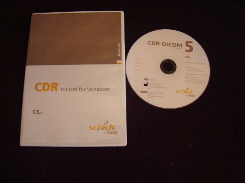 Schick CDR Dicom 5.0 software