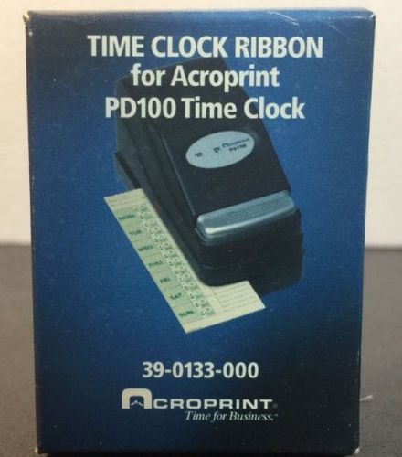 Acroprint 39-0133-000 Time Clock Ribbon for Acroprint PD100 Time Clock NIP New