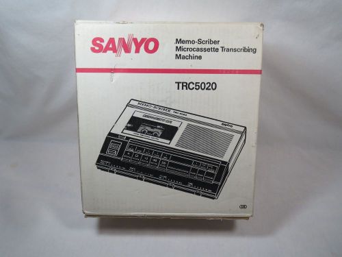 Sanyo TRC5020 Memo Scriber Microcassette Transcribing Machine New in Box NIB