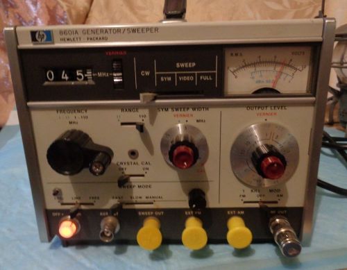 Vintage HP Agilent Generator Sweeper 8601A Powers On, Good Used Condition