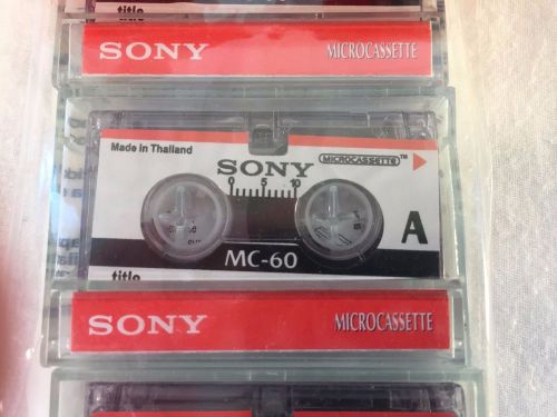 Lot of 12 Panasonic Sony MC 60 Micro Cassette Tapes Answering Dictation Machine