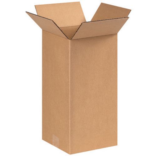 Corrugated Cardboard Tall Shipping Storage Boxes 8&#034; x 8&#034; x 18&#034; (Bundle of 25)