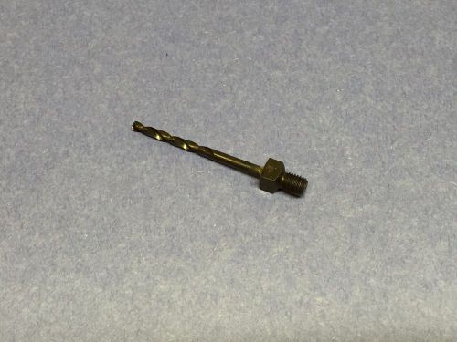 Aircraft/ aviation tools #30 threaded drill bit long (new) for sale