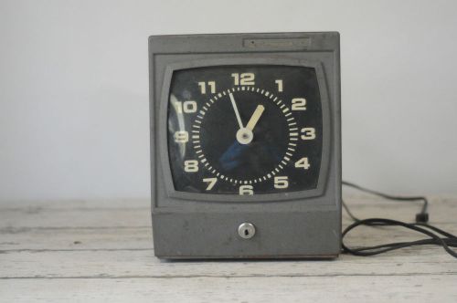 Vintage Cincinnati Time Recorder Co Time Clock  Model # 3051 Clock Works