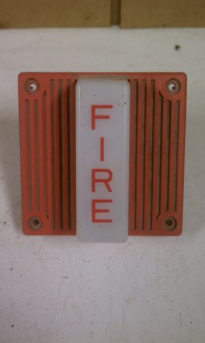 Wheelock mt4-115-wh fire alarm strobe  *tested working* 115 vac v170 for sale