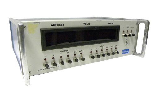 MAGTROL 4612B POWER ANALYZER 0-600 VOLTS 0-50 AMPS