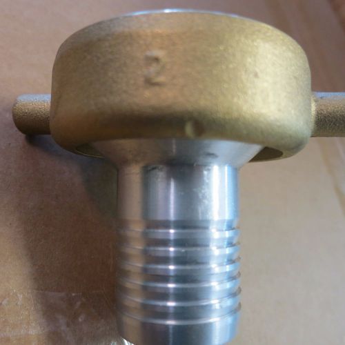2&#034; npt x 1 1/4&#034; water hose fitting,dredge,highbanking gold panning sluicing for sale