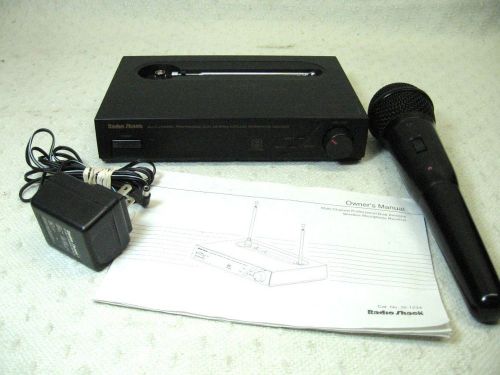 Radio Shack Professional Wireless microphone System 32-1234 Guaranteed Item