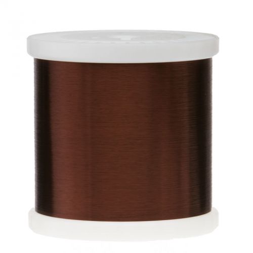 42 awg gauge plain enamel copper magnet wire 5.0 lbs 0.0027&#034; 105c brown mw-1-c for sale