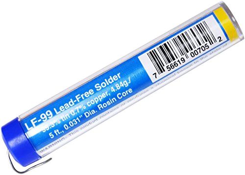 Elenco Lead Free Solder with 5 Feet Roll and 0.031 Inch Science Kit Led Free
