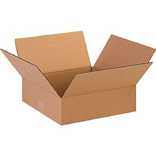 Corrugated Cardboard Flat Shipping Storage Boxes 13&#034; x 13&#034; x 4&#034; (Bundle of 50)
