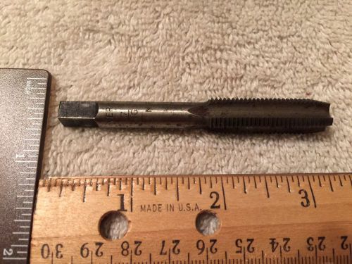 Vintage Vermont 7/16-20 N.F. 4 Machinst Tools Pipe Tap Free Shipping (#1)