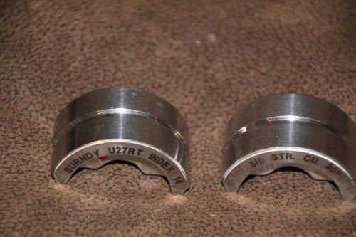 Burndy Stainless U27 rt index 14  3/0  AWG STR CU only