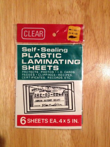 Clear Self-Sealing Plastic-Luminating Sheets