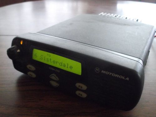 Motorola CDM1250 64 Channel 70W Radio 36-42 MHZ Low Band AAM25CKD9AA2AN