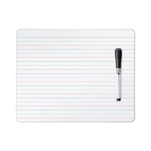 BRAND NEW U Brands Dry Erase Lap Board, Double Sided, Ruled and Plain, 9&#034; x 12&#034;