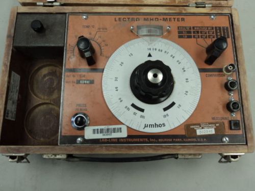 LAB LINE LECTRO MHO METER MC-1 MARK V FOR PARTS
