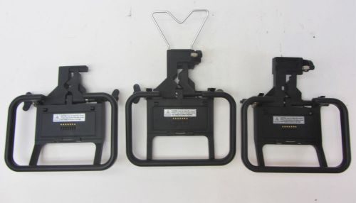 Lot of 3 trimble integrated control unit holder w/ embeded cables for cu, acu for sale