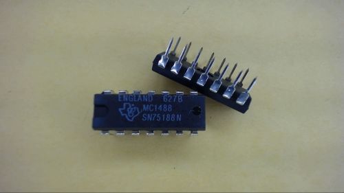 TEXAS INSTRUMENTS SN75188N / MC1488N  14-Pin Dip Integrated Circuit New Qty-10
