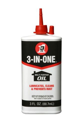 3 in One Oil lubricate moving parts 3-in-one  rust clean,  protect tools 3 in  1