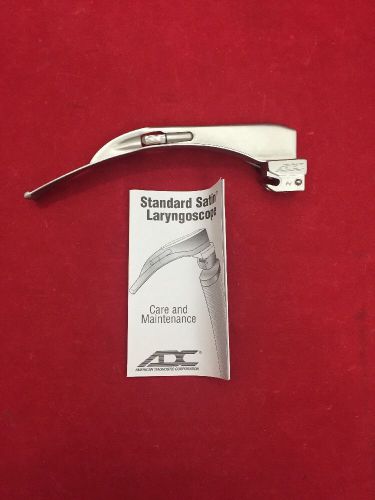 ONE NEW ADC Satin Laryngoscope Blade MAC 4