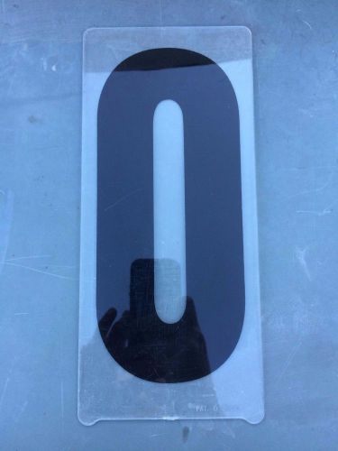 Gemini 8&#034; plastic Marquee Sign Letter &#034;O&#034; Replacement