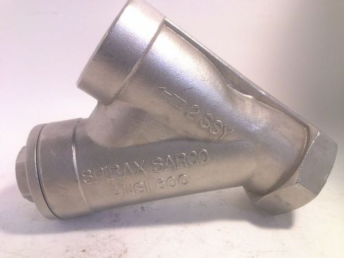 2&#034; SPIRAX SARCO Y STRAINER WELD SOCKET FITTING STAINLESS
