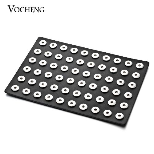 8.3&#039;&#039;*11.8&#039;&#039; Black Genuine Leather Display for 18mm Snap Button Vn-456
