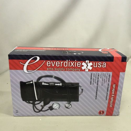 BK4GL18 Everdixie USA Latex Free Sprague Stethoscope &amp; Aneroid Sphyg Kit Purple