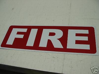 FIRE Magnetic Signs Fireman Volunteer Badge 1 Pair EMS