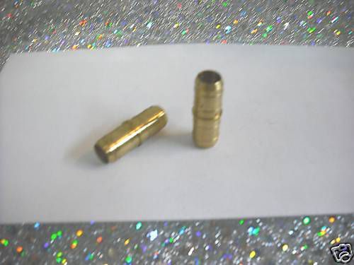 BARBED TUBE FITTING Brass Double Barbed For 3/8 ID Tube