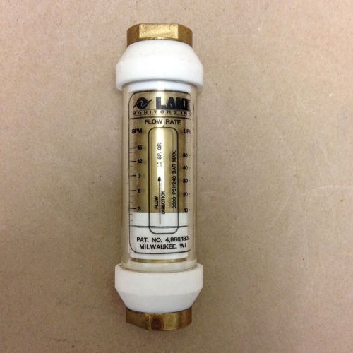 Lake monitors h3b6wb15 high temperature variable area flow meter for sale