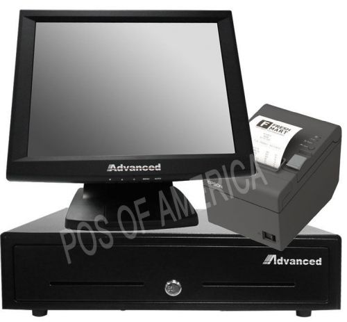 Point of Sale POS Entry Kit  Drawer Thermal Printer Touchscreen Aldelo NEW