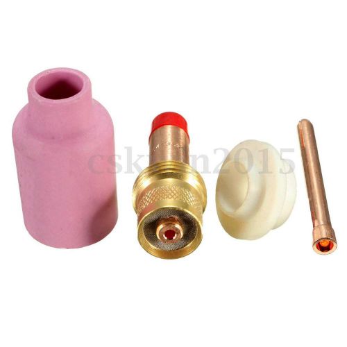 4pcs tig gas lens kit size 3/32&#034; 45v26 10n24 54n15 54n01 fit sr wp17 18 26 torch for sale