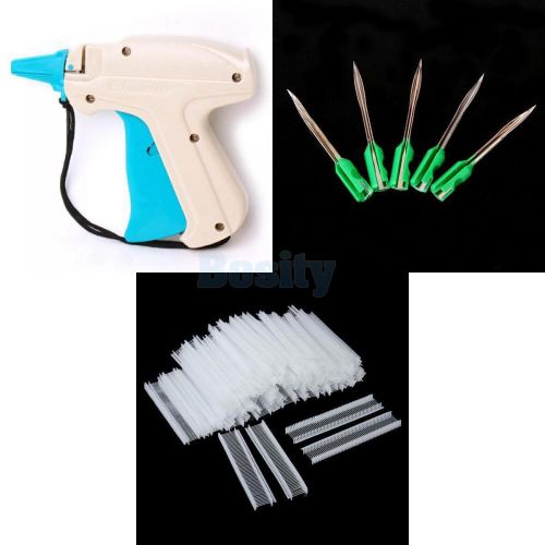 Clothing garment price label tagging tag gun machine +0.5&#034; 5000 barbs+ 5 needles for sale