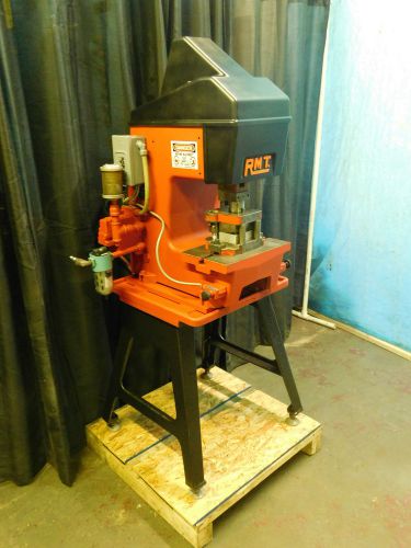 Rmt 6 ton pneumatic /air toggle punch press w/0-3.25&#034;strk, dual ctrls &amp; die set! for sale