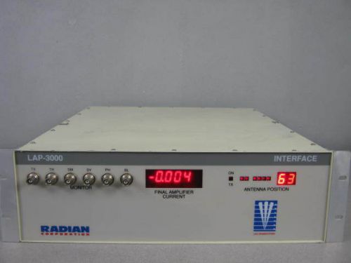 Radian LAP-3000 Interface - Lower Atmosphere Profiling RADAR