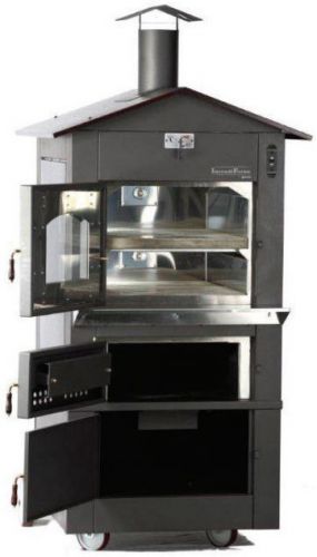 Incendiforno wo-it-0620-l italian wood-burning pizza oven stove w/roof (large) for sale