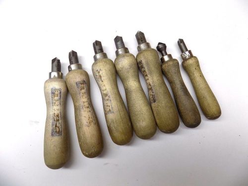 7 pc assorted hand deburring tool set aircraft tools for sale