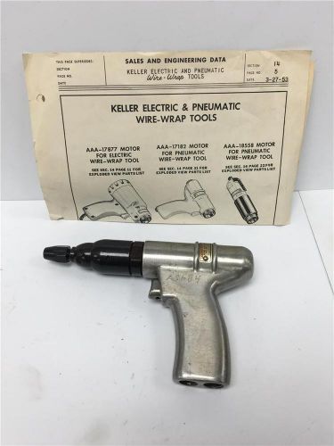 Keller Pneumatic Gardner Denver Electric Cable Wire Wrap Tool 14L-1A