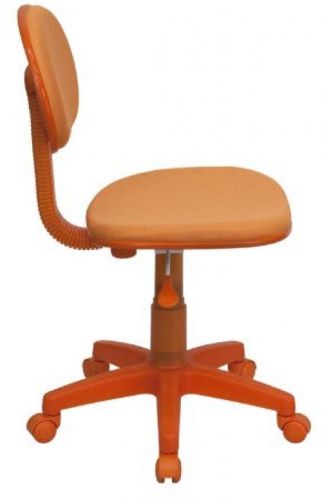 Orange Fabric Ergonomic Swivel Task Chair
