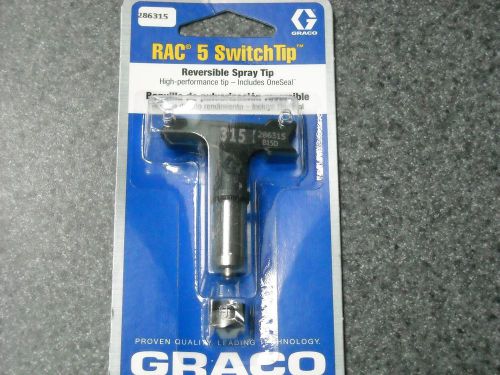 Graco RAC 5 switch tip reversible spray tip # 286315